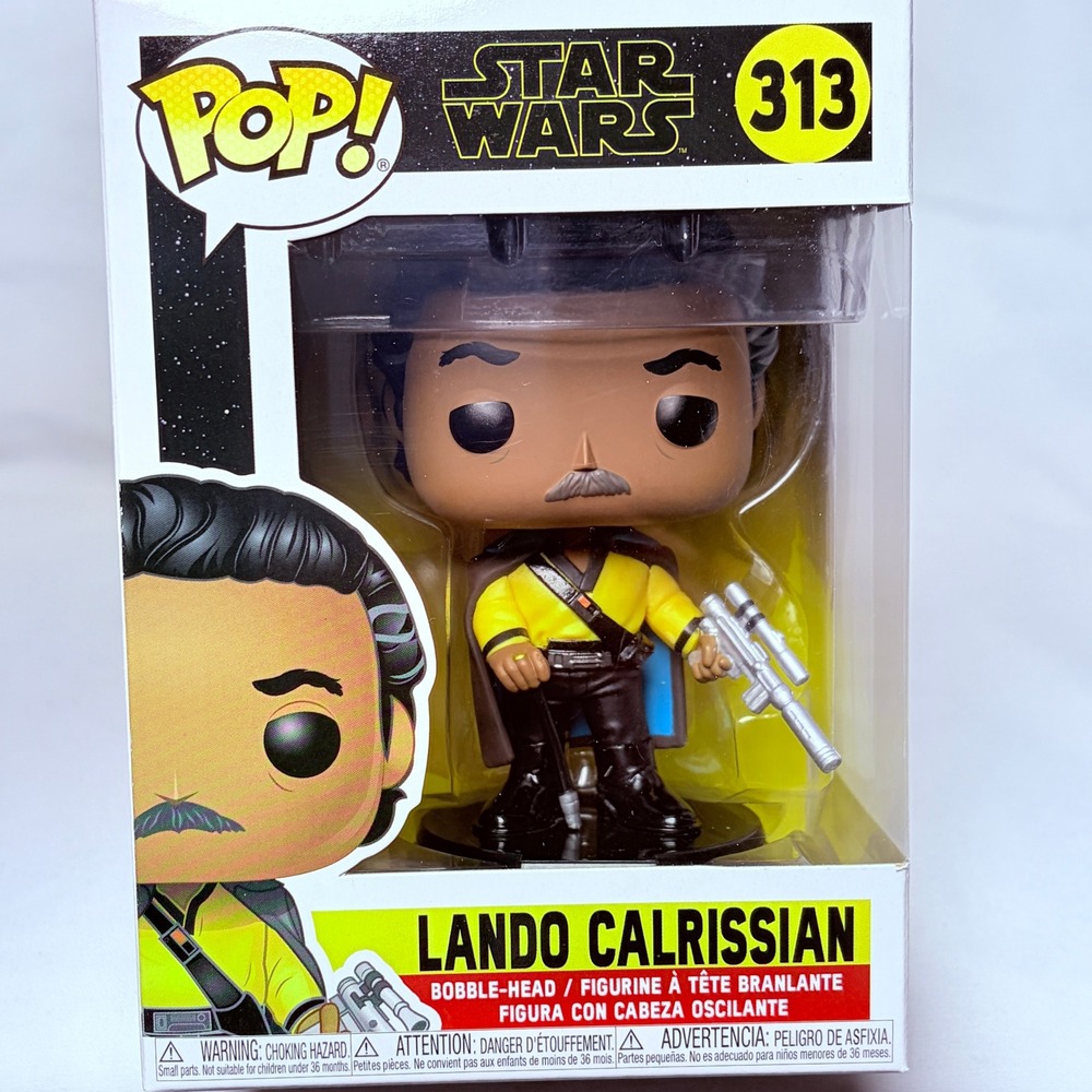 Funko Star Wars Lando Calrissian 313 Yellow Rise of Skywalker Bobble-Head Vinyl